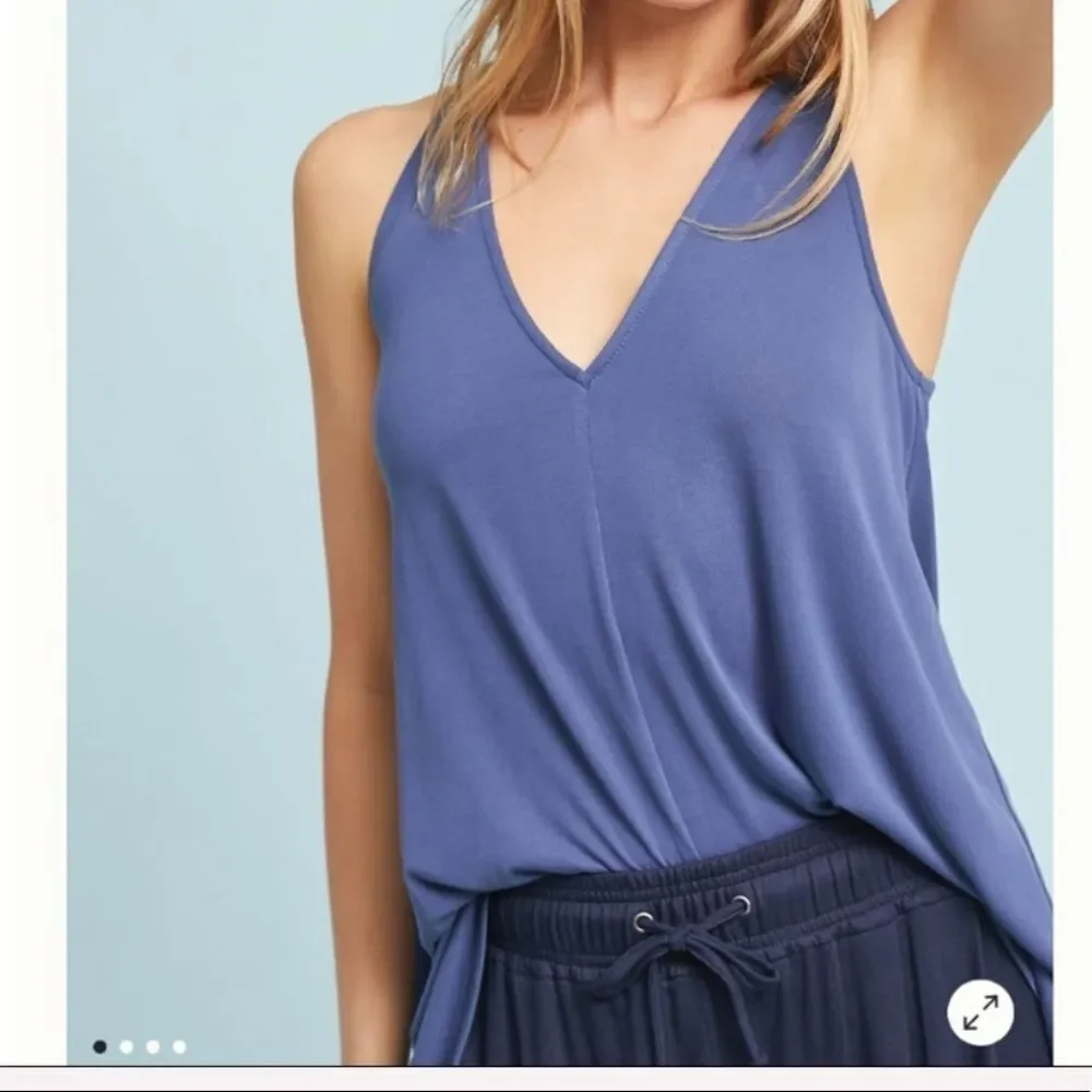 NWT Anthropologie Recline V-Neck Tank Tunic - Picture 2 of 6